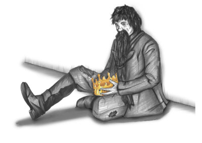 The Beggar King Illustration