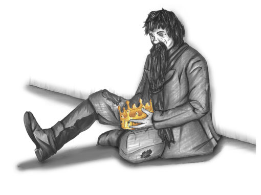 The Beggar King Illustration