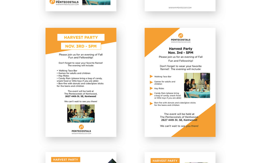 The Pentecostals Flyer Samples