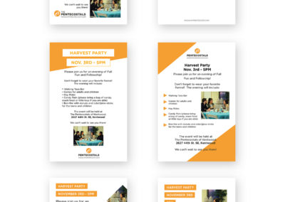 The Pentecostals Flyer Samples